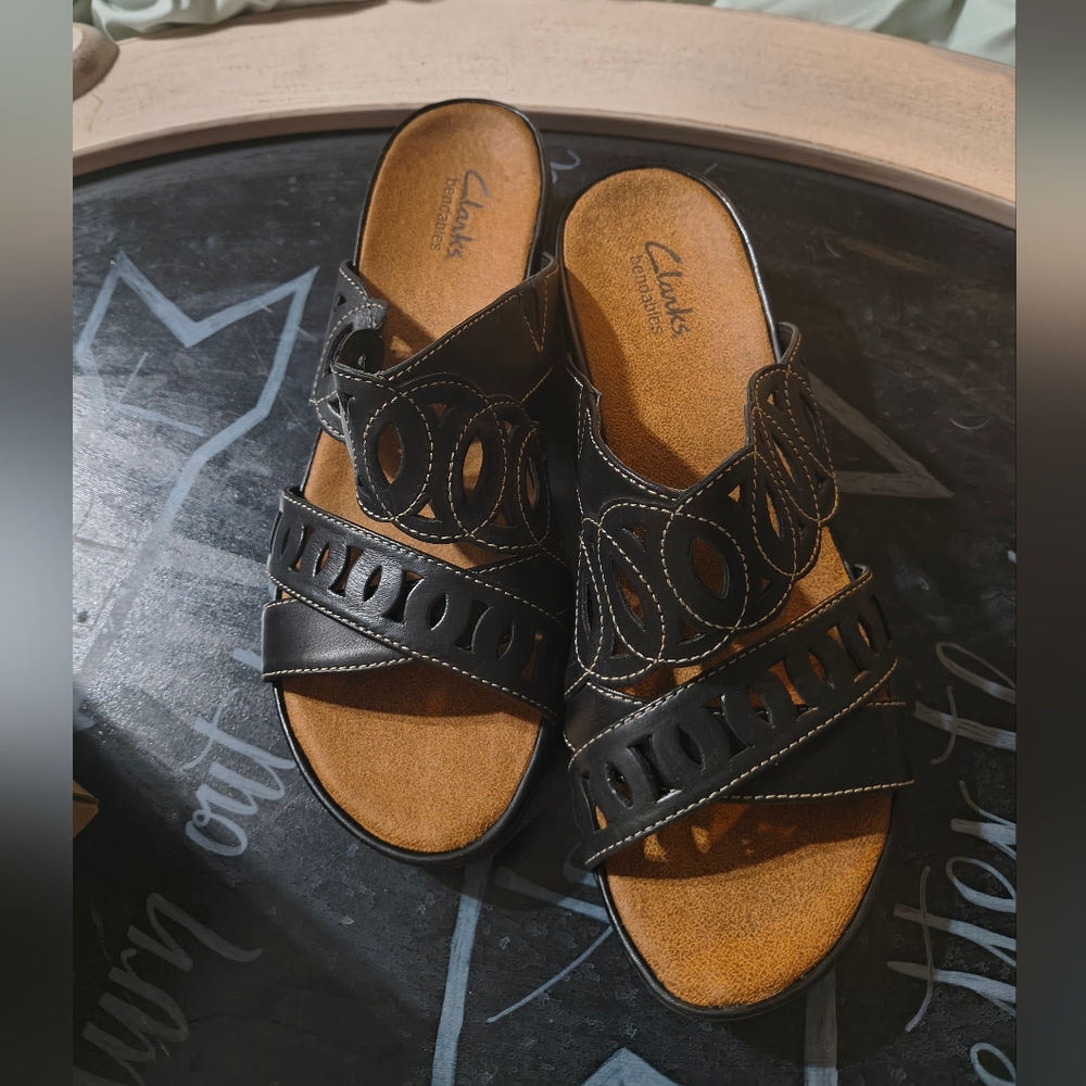 Clarks Women's Black Sandals